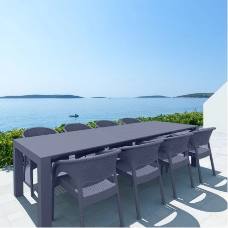 ΒΕΓΚΑΣ DARK GREY 100X260/300εκ. ΕΠΕΚΤ.ΤΡΑΠΕΖΙ ΠΟΛ/ΝΙΟΥ - 20.0581