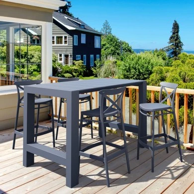 ΚΡΟΣ ΣΚΑΜΠΟ 75εκ. DARK GREY ΠΟΛ/ΝΙΟΥ - 20.0607