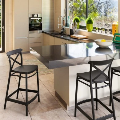 ΚΡΟΣ ΣΚΑΜΠΟ 65εκ.(Σ4)BLACK ΠΟΛ/ΝΙΟΥ - 20.0615