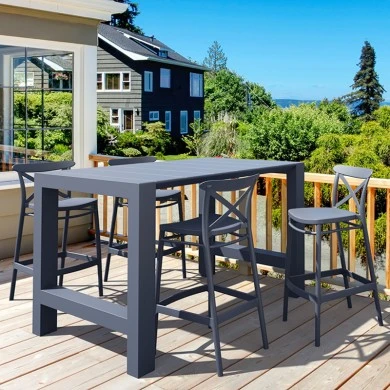 ΚΡΟΣ ΣΚΑΜΠΟ 65εκ.(Σ4)DARK GREY ΠΟΛ/ΝΙΟΥ - 20.0616