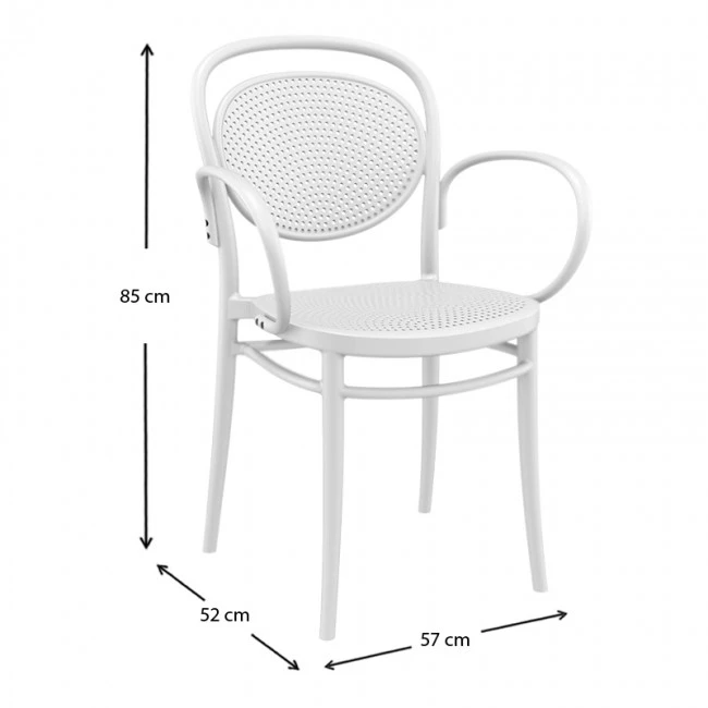 ΜΑΡΣΕΛ XL WHITE ΠΟΛΥΘΡΟΝΑ ΠΟΛ/ΝΙΟΥ - 20.0641