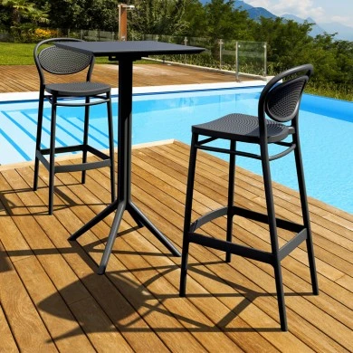 ΜΑΡΣΕΛ ΣΚΑΜΠΟ 75εκ. BLACK ΠΟΛ/ΝΙΟΥ - 20.0647