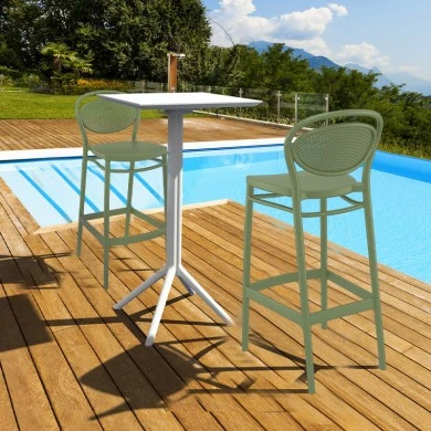 ΜΑΡΣΕΛ ΣΚΑΜΠΟ 75εκ. OLIVE GREEN ΠΟΛ/ΝΙΟΥ - 20.0651