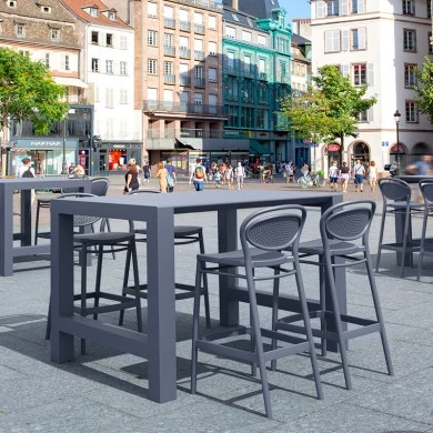 ΜΑΡΣΕΛ ΣΚΑΜΠΟ 65εκ.(Σ4)DARK GREY ΠΟΛ/ΝΙΟΥ - 20.0654