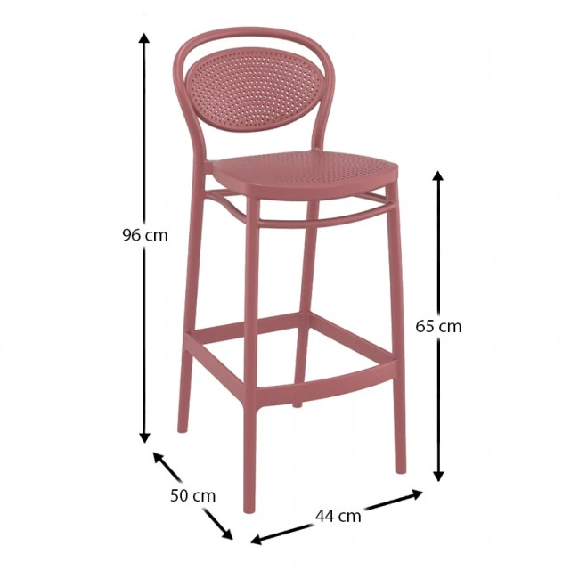 MARCEL 65εκ. ΣΚΑΜΠΟ(Σ4)MARSALA ΠΟΛ/ΝΙΟΥ