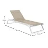 TROPIC ΞΑΠΛΩΣΤΡΑ WHITE/TAUPE ΠΟΛ/ΝΙΟΥ