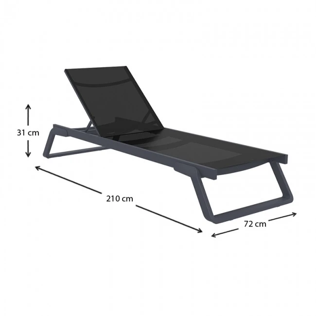TROPIC ΞΑΠΛΩΣΤΡΑ DARK GREY/BLACK ΠΟΛ/ΝΙΟΥ