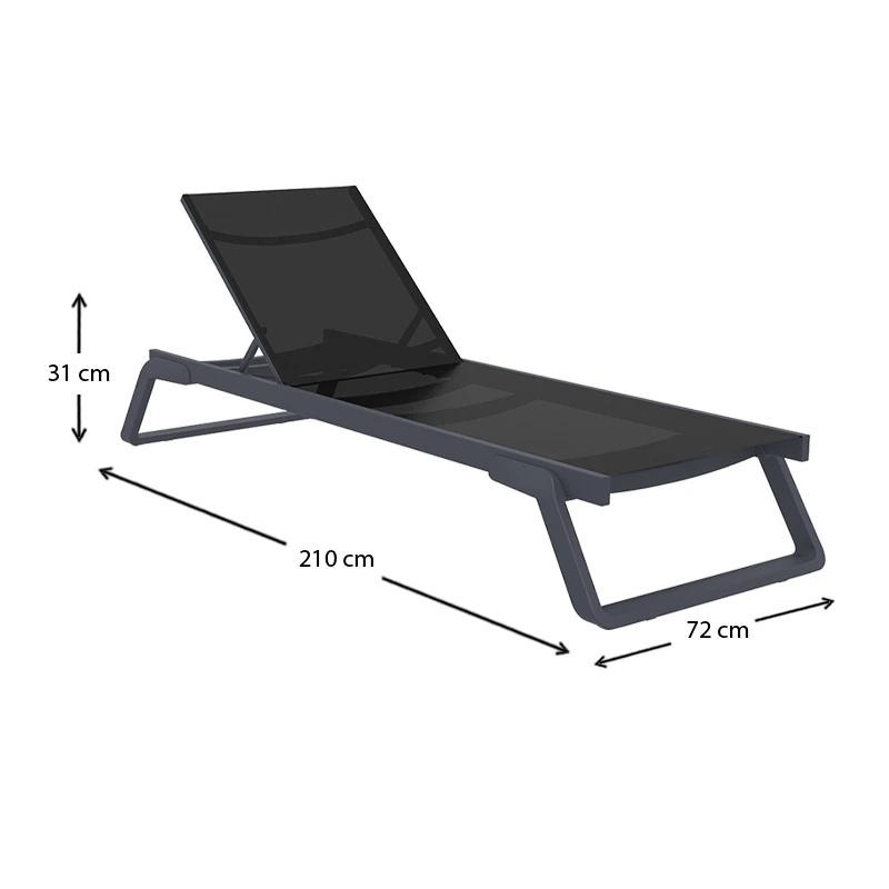 TROPIC ΞΑΠΛΩΣΤΡΑ DARK GREY/BLACK ΠΟΛ/ΝΙΟΥ