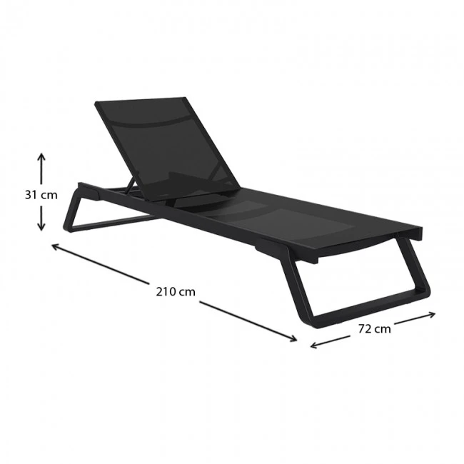 TROPIC ΞΑΠΛΩΣΤΡΑ BLACK/BLACK ΠΟΛ/ΝΙΟΥ