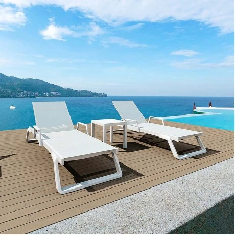 TROPIC ΞΑΠΛΩΣΤΡΑ ΜΕ ΜΠΡΑΤΣΑ WHITE/WHITE ΠΟΛ/ΝΙΟΥ