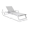 TROPIC ΞΑΠΛΩΣΤΡΑ ΜΕ ΜΠΡΑΤΣΑ WHITE/WHITE ΠΟΛ/ΝΙΟΥ
