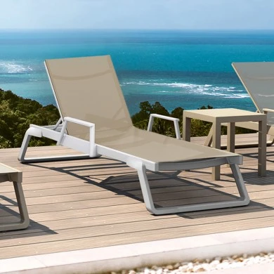 TROPIC ΞΑΠΛΩΣΤΡΑ ΜΕ ΜΠΡΑΤΣΑ WHITE/TAUPE ΠΟΛ/ΝΙΟΥ