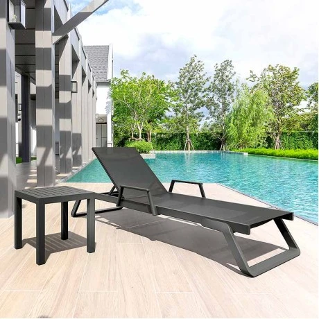 TROPIC ΞΑΠΛΩΣΤΡΑ ΜΕ ΜΠΡΑΤΣΑ DARK GREY/BLACK ΠΟΛ/ΝΙΟΥ