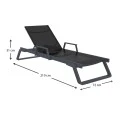 TROPIC ΞΑΠΛΩΣΤΡΑ ΜΕ ΜΠΡΑΤΣΑ DARK GREY/BLACK ΠΟΛ/ΝΙΟΥ