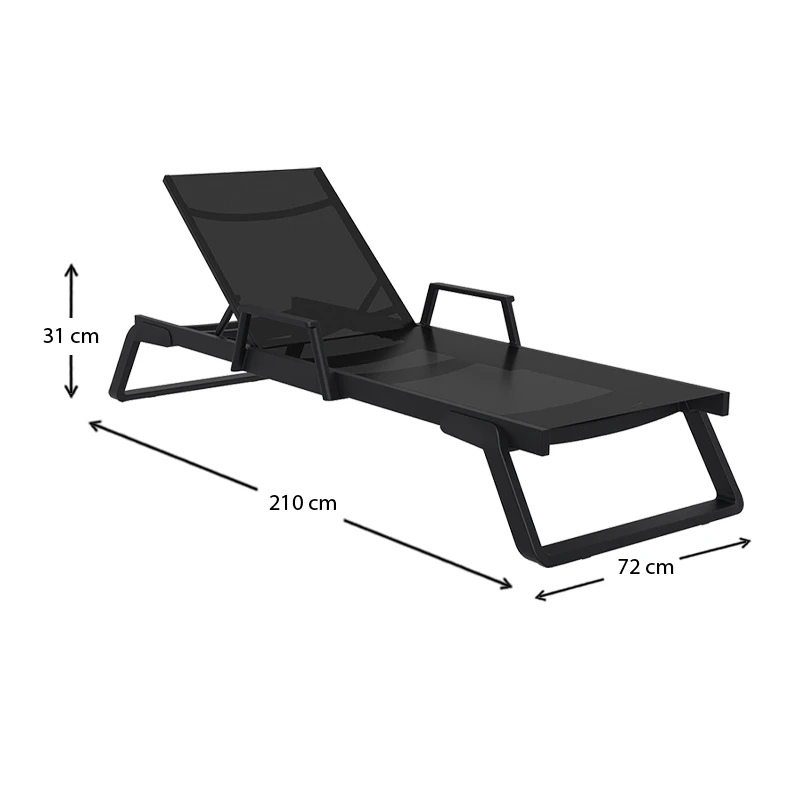 TROPIC ΞΑΠΛΩΣΤΡΑ ΜΕ ΜΠΡΑΤΣΑ BLACK/BLACK ΠΟΛ/ΝΙΟΥ