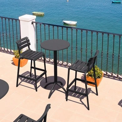 HELEN 75εκ. ΣΚΑΜΠΟ BLACK ΠΟΛ/ΝΙΟΥ