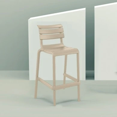 HELEN 75εκ. ΣΚΑΜΠΟ TAUPE ΠΟΛ/ΝΙΟΥ