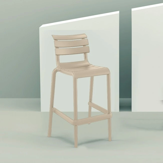 HELEN 75εκ. ΣΚΑΜΠΟ TAUPE ΠΟΛ/ΝΙΟΥ