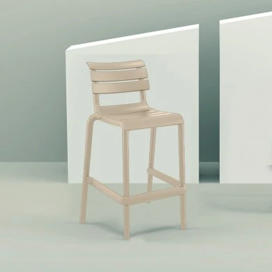 HELEN 65εκ. ΣΚΑΜΠΟ TAUPE ΠΟΛ/ΝΙΟΥ