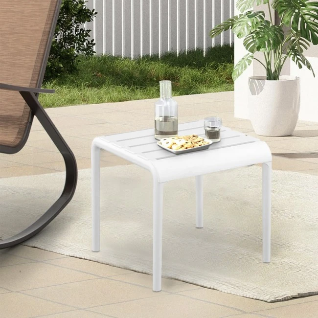 PARIS WHITE ΤΡΑΠΕΖΙ 42X41X40εκ. ΠΟΛ/ΝΙΟΥ