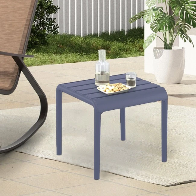 PARIS DARK GREY ΤΡΑΠΕΖΙ 42X41X40εκ. ΠΟΛ/ΝΙΟΥ