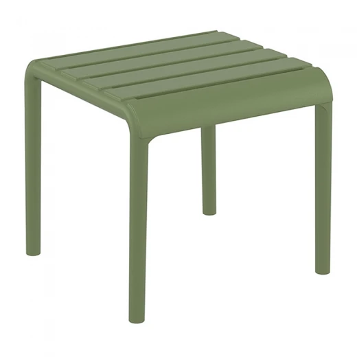 PARIS OLIVE GREEN ΤΡΑΠΕΖΙ 42X41X40εκ. ΠΟΛ/ΝΙΟΥ