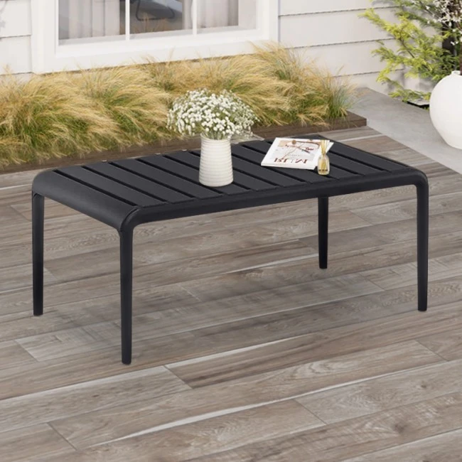 PARIS BLACK ΤΡΑΠΕΖΙ 90X50X40εκ. ΠΟΛ/ΝΙΟΥ