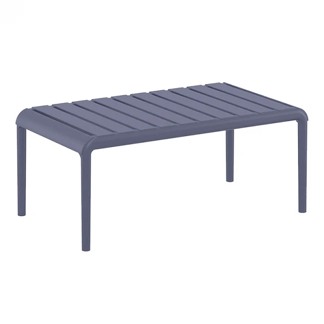 PARIS DARK GREY ΤΡΑΠΕΖΙ 90X50X40εκ. ΠΟΛ/ΝΙΟΥ