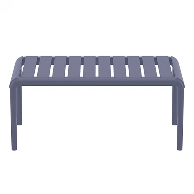 PARIS DARK GREY ΤΡΑΠΕΖΙ 90X50X40εκ. ΠΟΛ/ΝΙΟΥ
