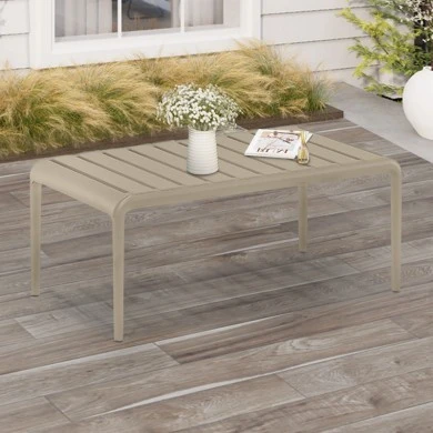 PARIS TAUPE ΤΡΑΠΕΖΙ 90X50X40εκ. ΠΟΛ/ΝΙΟΥ