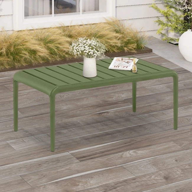 PARIS OLIVE GREEN ΤΡΑΠΕΖΙ 90X50X40εκ. ΠΟΛ/ΝΙΟΥ