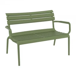 PARIS ΚΑΝΑΠΕΣ OLIVE GREEN 116X70X75εκ. ΠΟΛ/ΝΙΟΥ