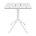 PARIS WHITE 70X70X74εκ. ΤΡΑΠΕΖΙ ΠΟΛ/ΝΙΟΥ