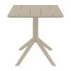 PARIS TAUPE 70X70X74εκ. ΤΡΑΠΕΖΙ ΠΟΛ/ΝΙΟΥ