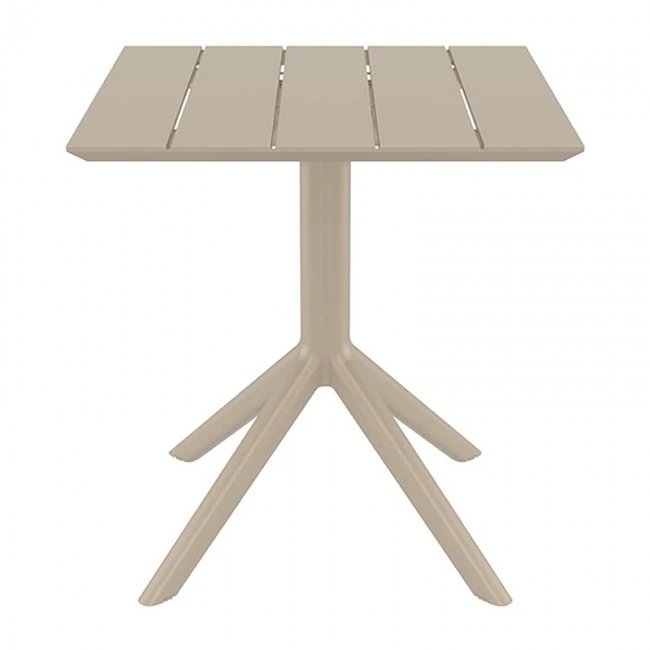 PARIS TAUPE 70X70X74εκ. ΤΡΑΠΕΖΙ ΠΟΛ/ΝΙΟΥ
