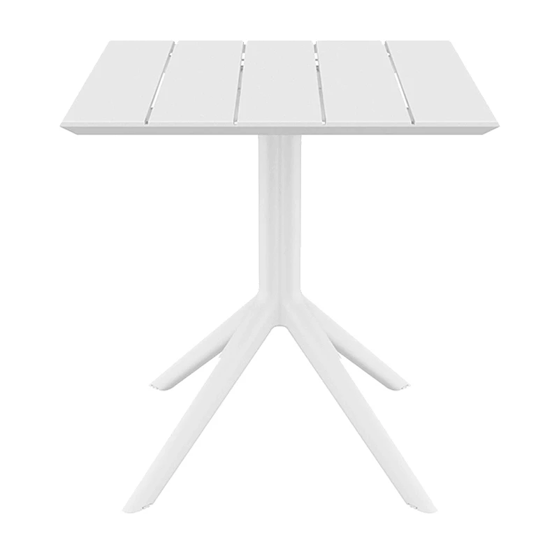 PARIS WHITE 80X80X74εκ. ΤΡΑΠΕΖΙ ΠΟΛ/ΝΙΟΥ