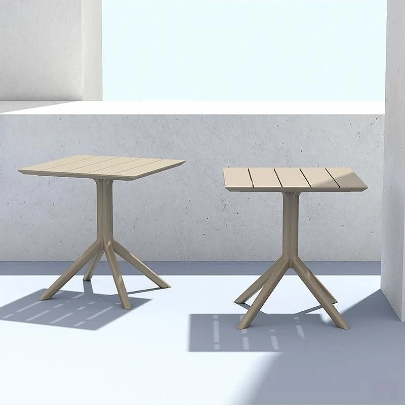 PARIS TAUPE 80X80X74εκ. ΤΡΑΠΕΖΙ ΠΟΛ/ΝΙΟΥ