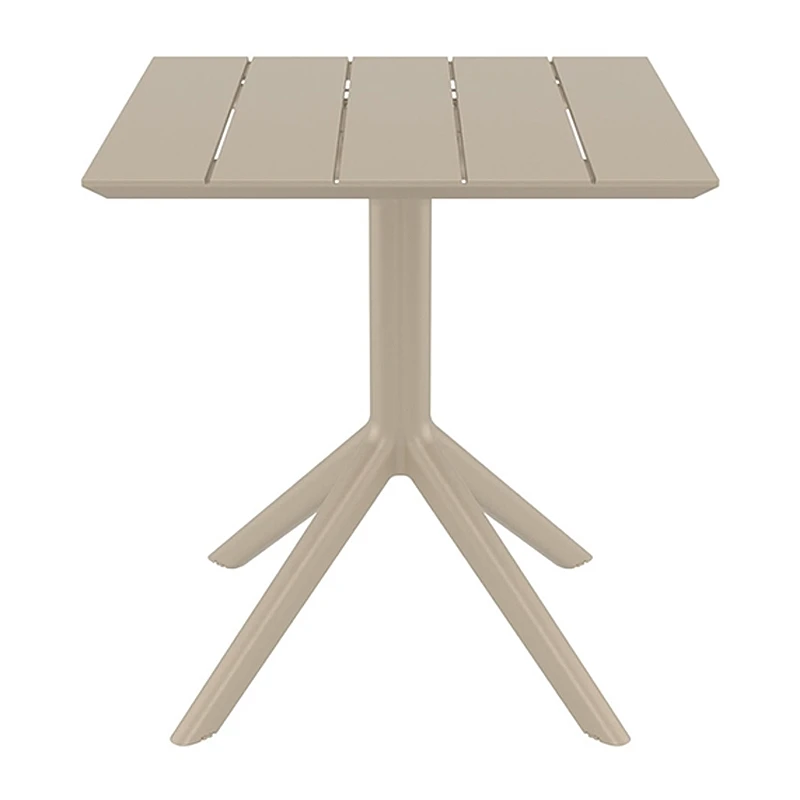 PARIS TAUPE 80X80X74εκ. ΤΡΑΠΕΖΙ ΠΟΛ/ΝΙΟΥ