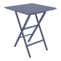 HELEN DARK GREY 60Χ60X74εκ. ΤΡΑΠΕΖΙ ΠΤΥΣ/ΝΟ ΠΟΛ/ΝΙΟΥ