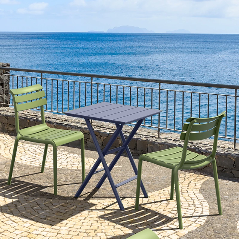 HELEN DARK GREY 60Χ60X74εκ. ΤΡΑΠΕΖΙ ΠΤΥΣ/ΝΟ ΠΟΛ/ΝΙΟΥ