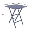 HELEN DARK GREY 60Χ60X74εκ. ΤΡΑΠΕΖΙ ΠΤΥΣ/ΝΟ ΠΟΛ/ΝΙΟΥ