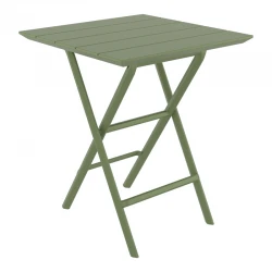 HELEN OLIVE GREEN 60Χ60X74εκ. ΤΡΑΠΕΖΙ ΠΤΥΣ/ΝΟ ΠΟΛ/ΝΙΟΥ