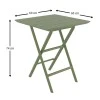 HELEN OLIVE GREEN 60Χ60X74εκ. ΤΡΑΠΕΖΙ ΠΤΥΣ/ΝΟ ΠΟΛ/ΝΙΟΥ