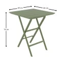 HELEN OLIVE GREEN 60Χ60X74εκ. ΤΡΑΠΕΖΙ ΠΤΥΣ/ΝΟ ΠΟΛ/ΝΙΟΥ