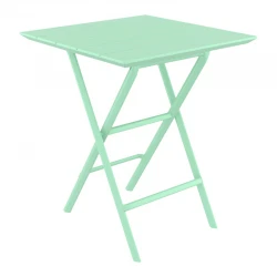 HELEN OPALINE GREEN 60Χ60X74εκ. ΤΡΑΠΕΖΙ ΠΤΥΣ/ΝΟ ΠΟΛ/ΝΙΟΥ