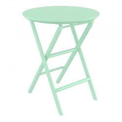 HELEN OPALINE GREEN Φ60X74εκ. ΤΡΑΠΕΖΙ ΠΤΥΣ/ΝΟ ΠΟΛ/ΝΙΟΥ