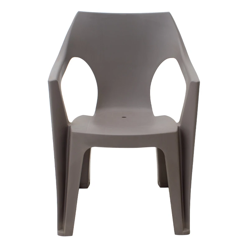 Dante polypropylene armchair in cappuccino color 57x55x79cm.