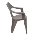 Dante polypropylene armchair in cappuccino color 57x55x79cm.