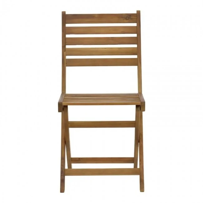 Elijie pakoworld folding chair acacia wood natural 45x62x90cm