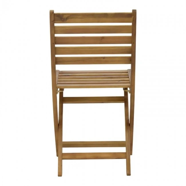 Elijie pakoworld folding chair acacia wood natural 45x62x90cm